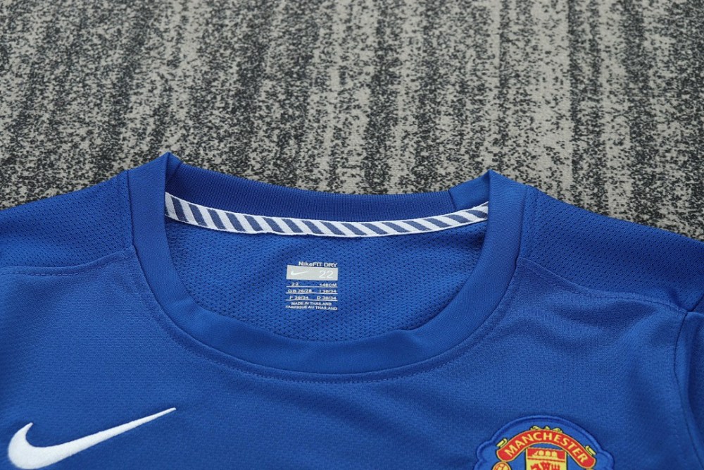 0809 season Manchester United kids long sleeves third