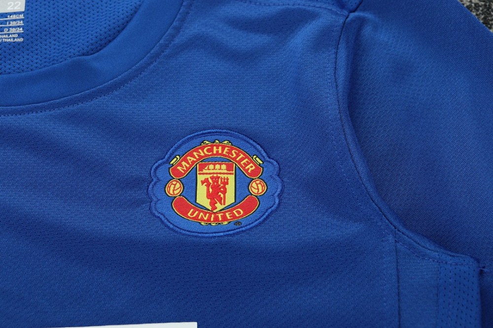 0809 season Manchester United kids long sleeves third