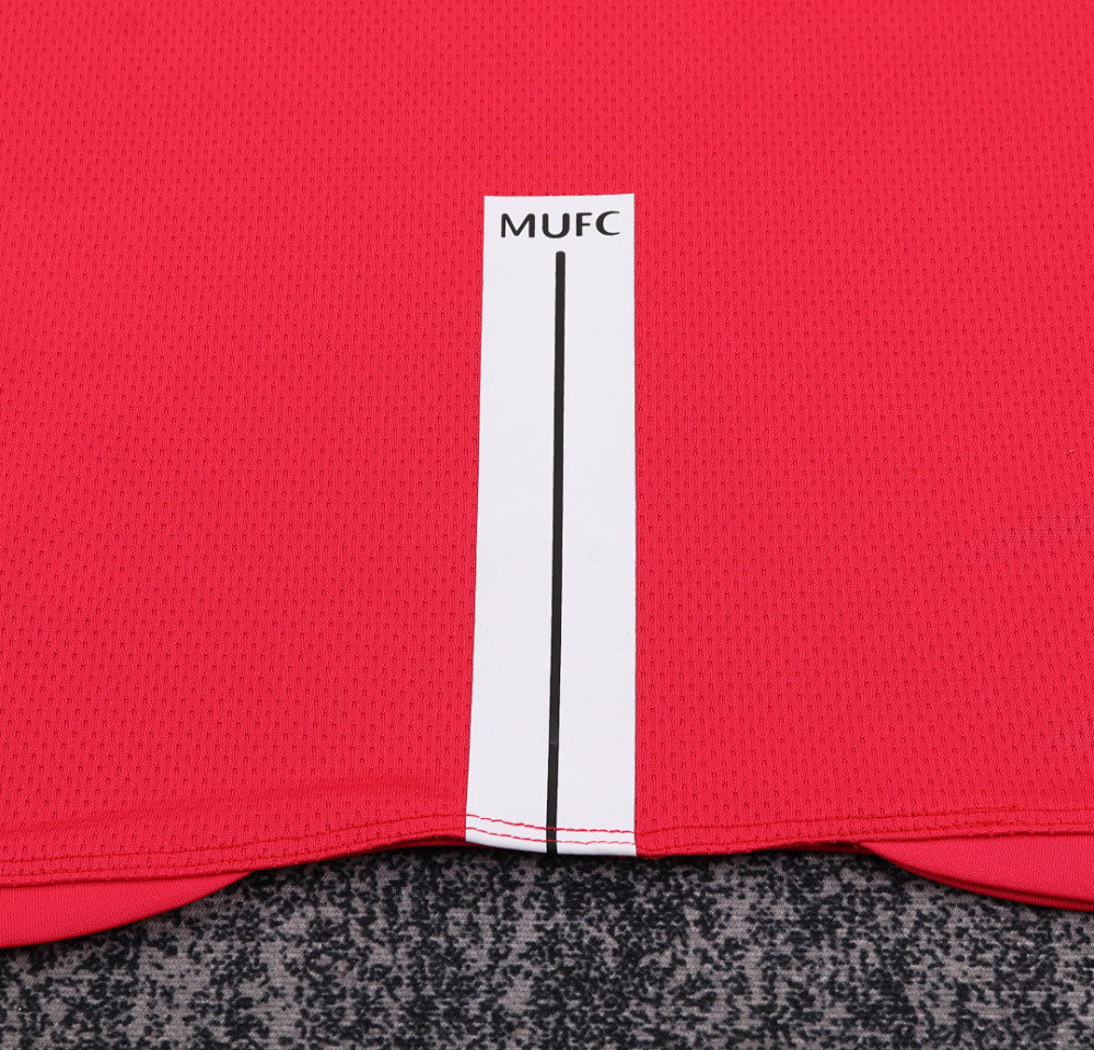 0708 season Manchester United kids long sleeves home UEFA Champions League
