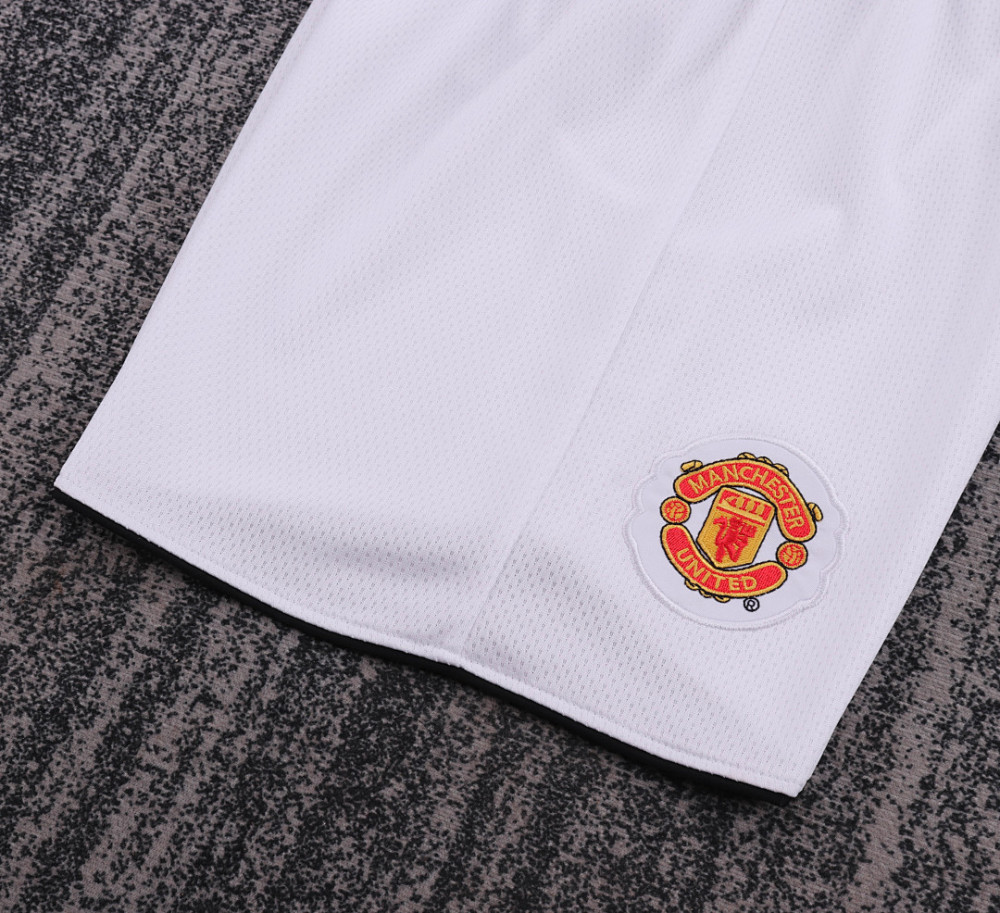 0708 season Manchester United kids long sleeves home UEFA Champions League