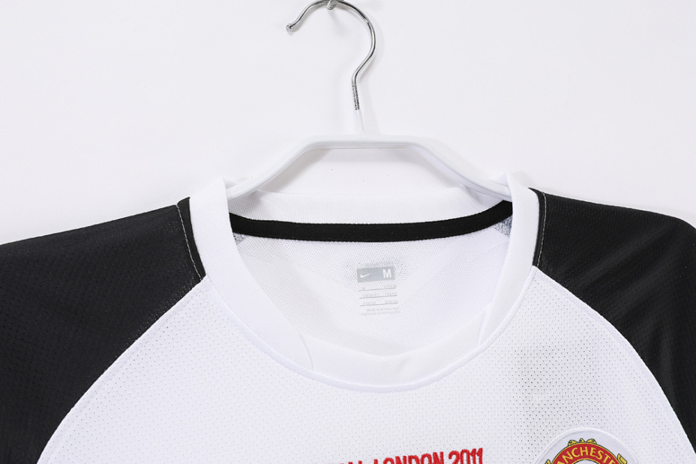 1011 season Manchester United away UEFA Champions League long sleeves Retro