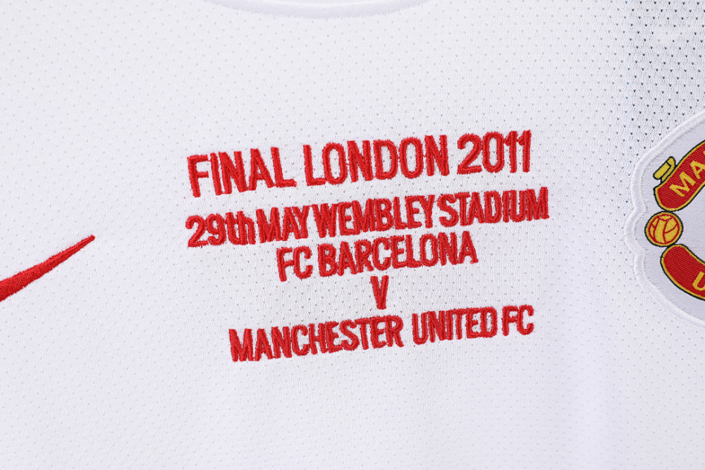 1011 season Manchester United away UEFA Champions League long sleeves Retro