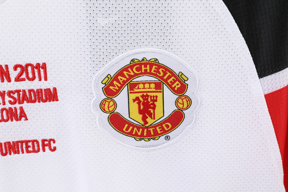 1011 season Manchester United away UEFA Champions League long sleeves Retro