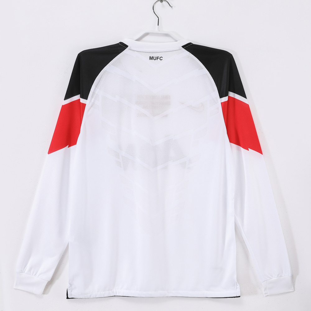 1011 season Manchester United away UEFA Champions League long sleeves Retro