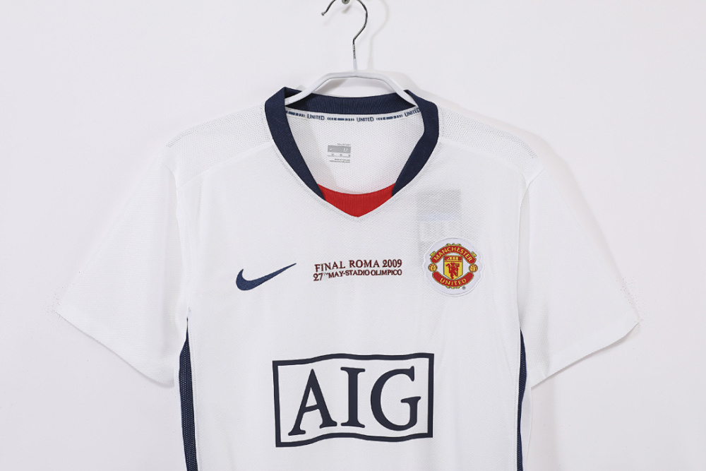0809 season Manchester United away Champions League version Retro