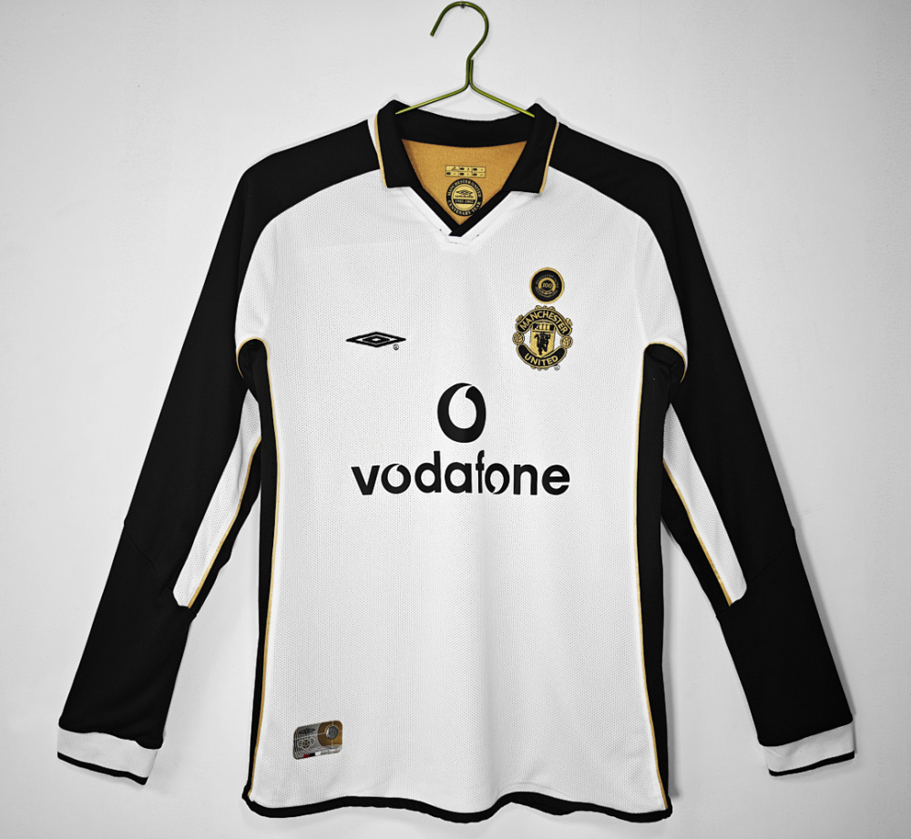 0102 season Manchester United long sleeves Centennial Edition