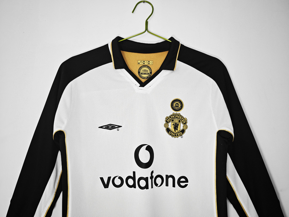 0102 season Manchester United long sleeves Centennial Edition