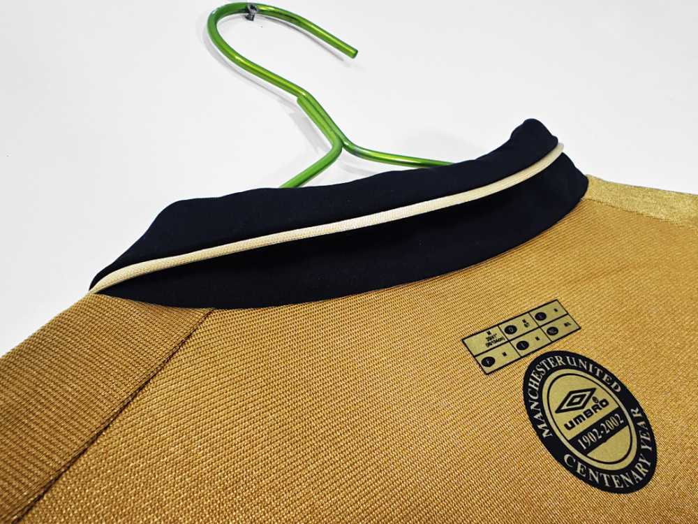 0102 season Manchester United long sleeves Centennial Edition