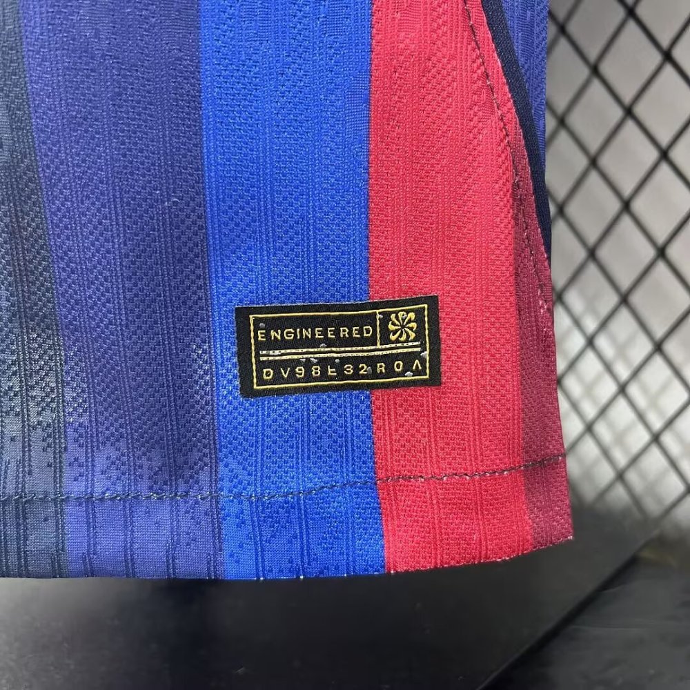 2627 Barcelona Home Jersey player Version with ad "GOLF "