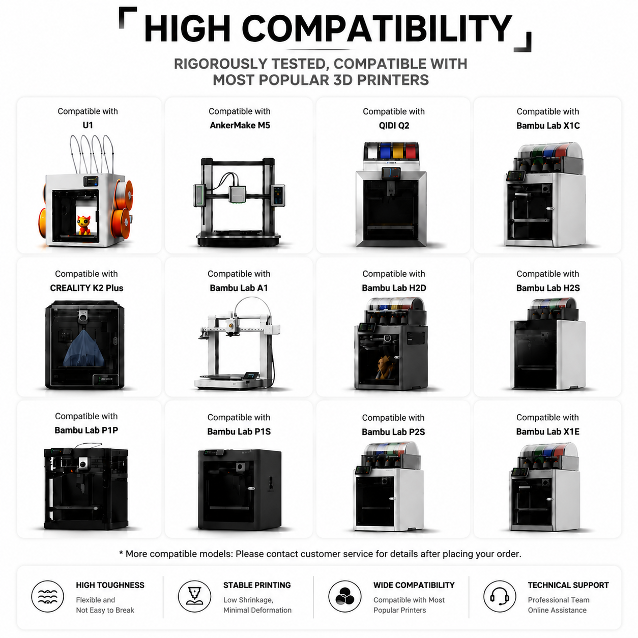 Filadock PLA+ Filament 1.75mm 1KG | High Speed AMS Compatible Eco-Friendly 3D Printer Filament