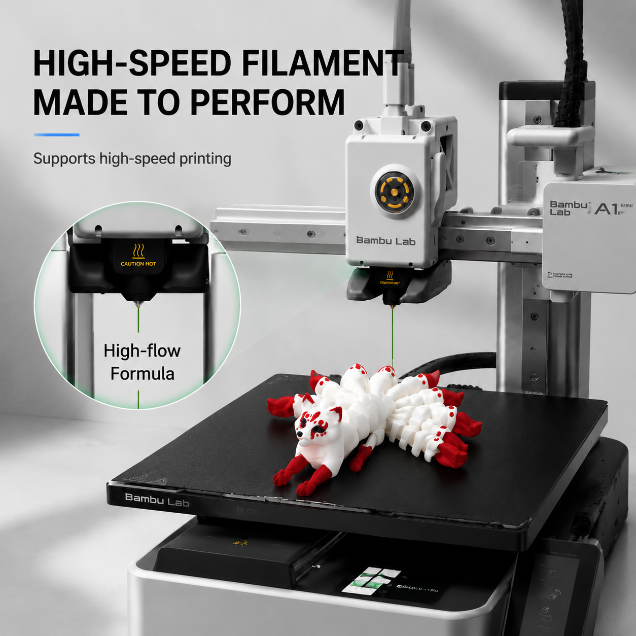 Filadock PLA+ Filament 1.75mm 1KG | High Speed AMS Compatible Eco-Friendly 3D Printer Filament