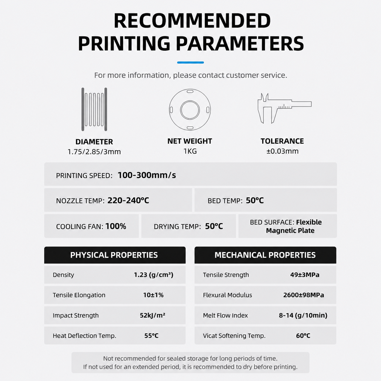 Filadock PLA+ Filament 1.75mm 1KG | High Speed AMS Compatible Eco-Friendly 3D Printer Filament