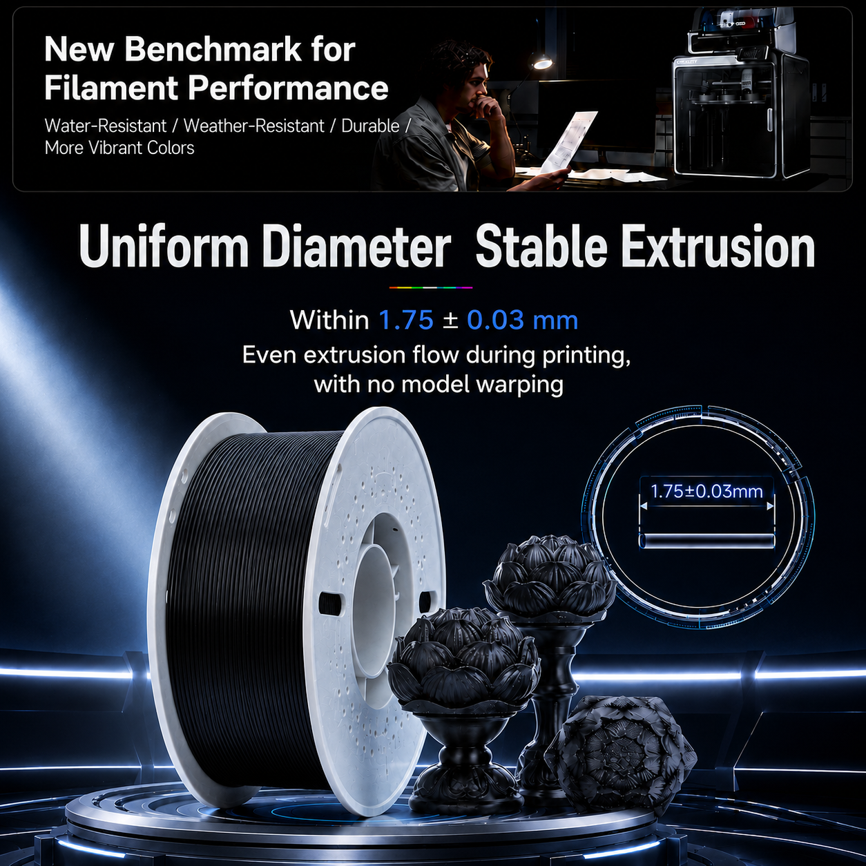 Filadock High Speed PETG Filament 1.75mm – Tough & Durable PETG for Functional 3D Printing
