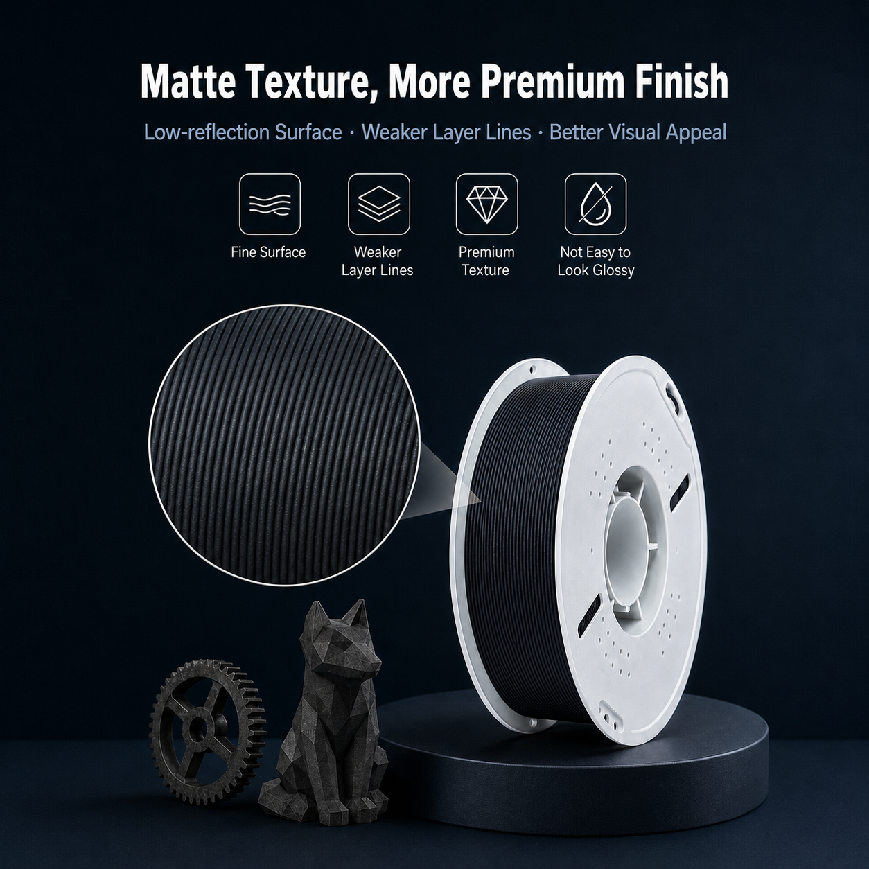 Filadock PETG-CF Filament 1.75mm – 15% Carbon Fiber Reinforced PETG for Structural & Engineering 3D Printing