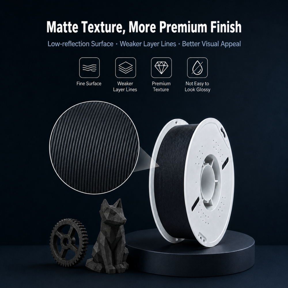 Filadock PETG-CF Filament 1.75mm – 15% Carbon Fiber Reinforced PETG for Structural & Engineering 3D Printing