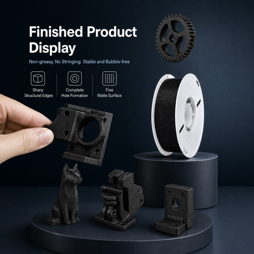 Filadock PETG-CF Filament 1.75mm – 15% Carbon Fiber Reinforced PETG for Structural & Engineering 3D Printing