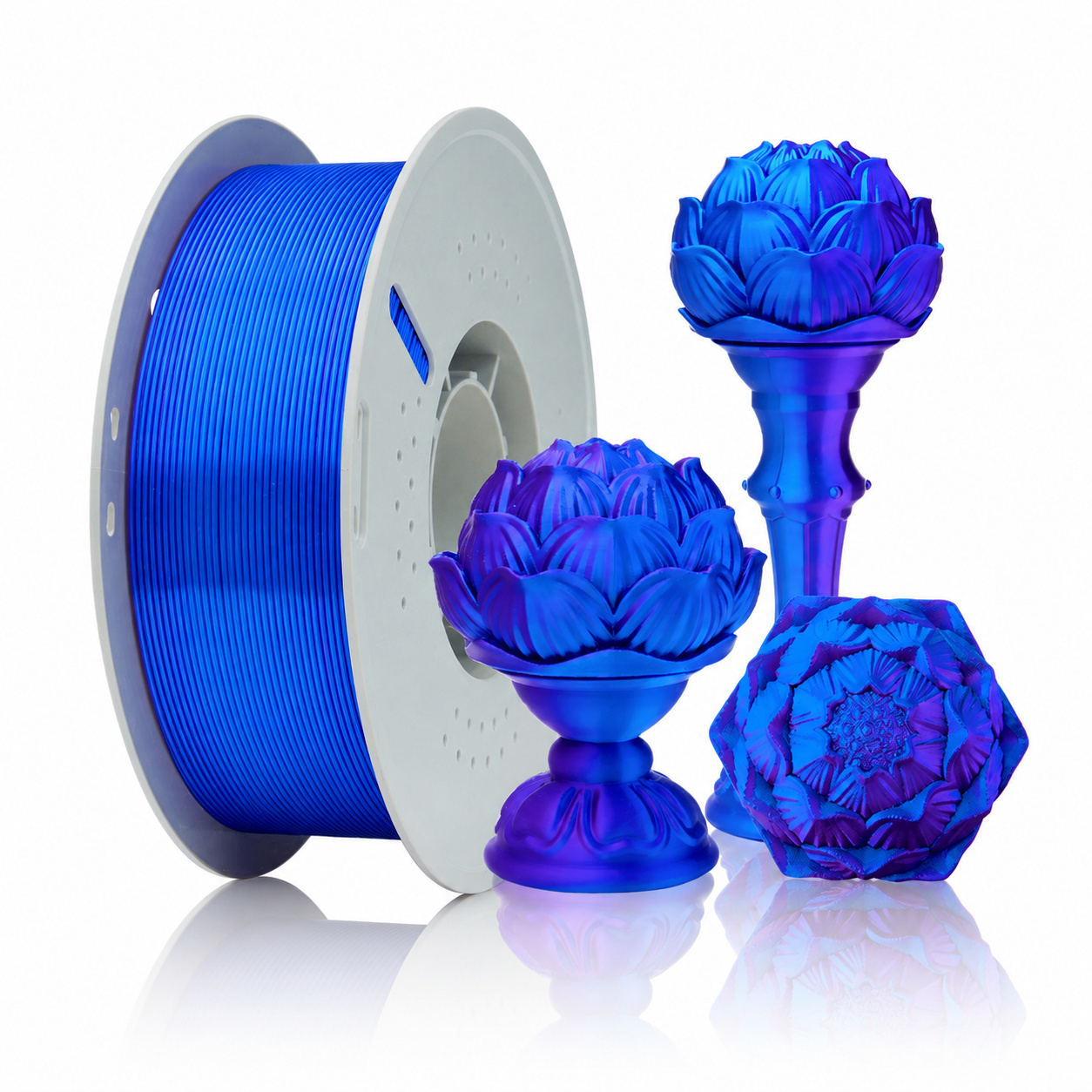 Filadock Silk Dual Color & Tri-Color PLA+ Filament 1.75mm | High-Speed Coextrusion Silk PLA for Stunning 3D Prints