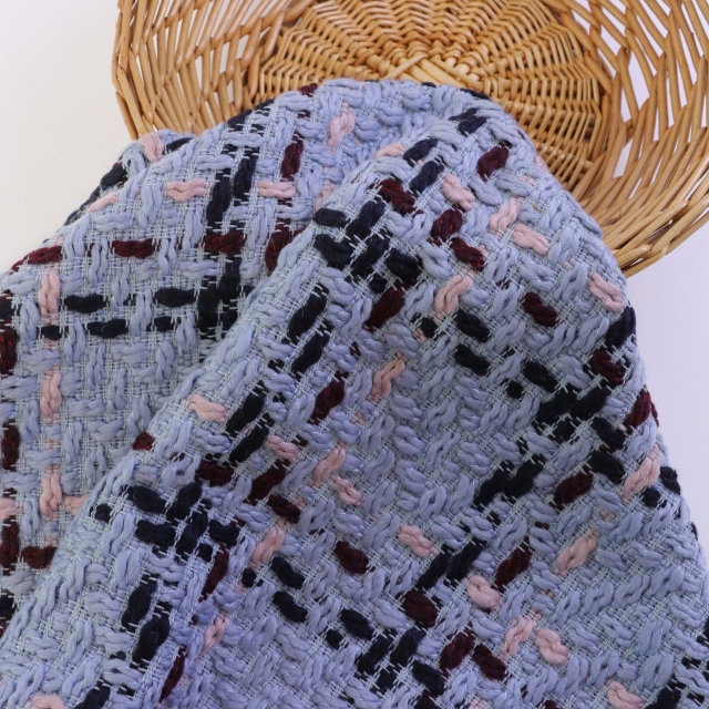 Textured Woven Yarn‑Dyed Coarse Woolen Tweed Fabric,Andongyuan,Textured Woven Yarn‑Dyed Coarse Woolen Tweed Fabric