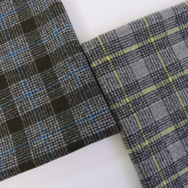 Check Woolen Spun Tweed Fabric for Suits & Coats,Andongyuan,Check Woolen Spun Tweed Fabric for Suits & Coats