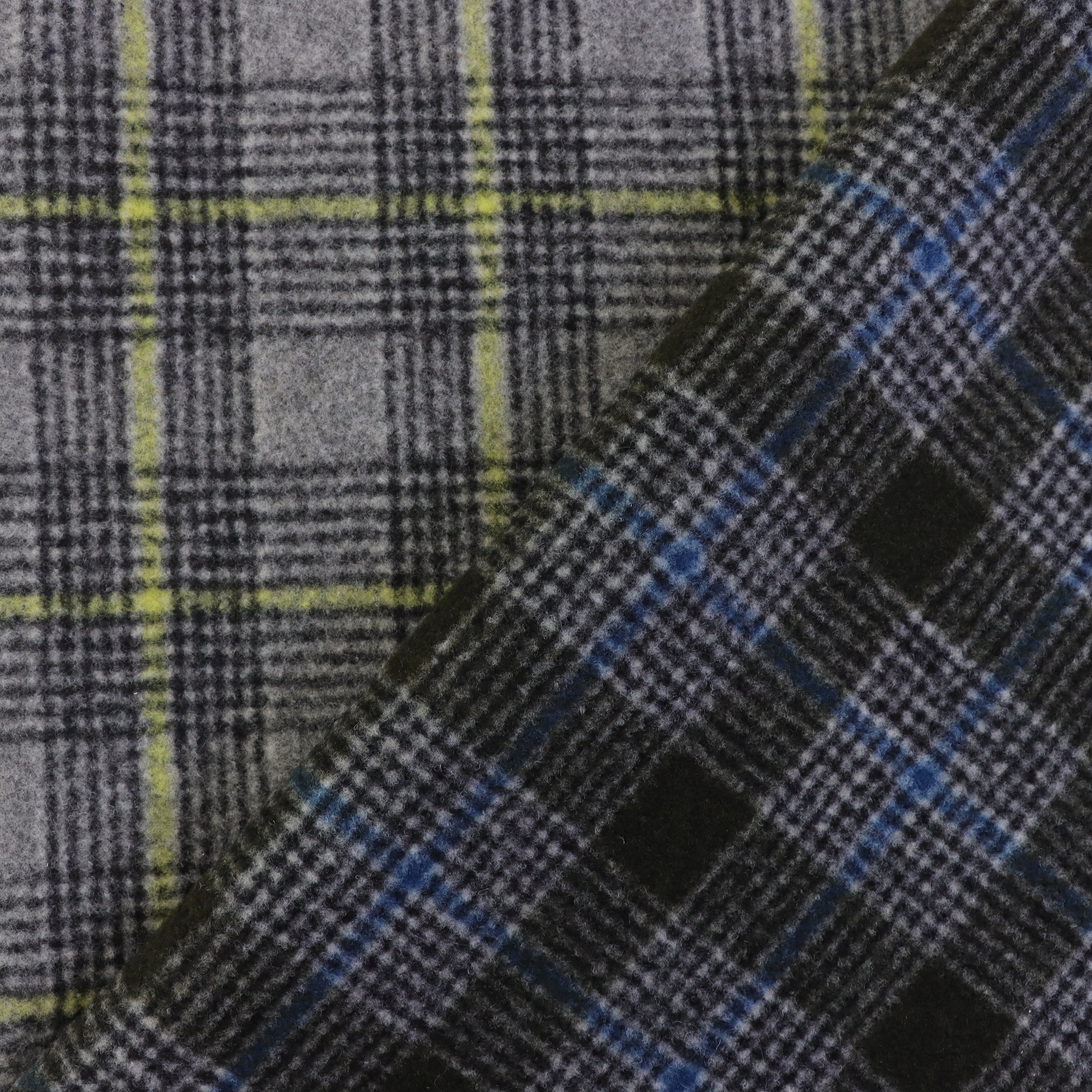 Check Woolen Spun Tweed Fabric for Suits & Coats,Andongyuan,Check Woolen Spun Tweed Fabric for Suits & Coats