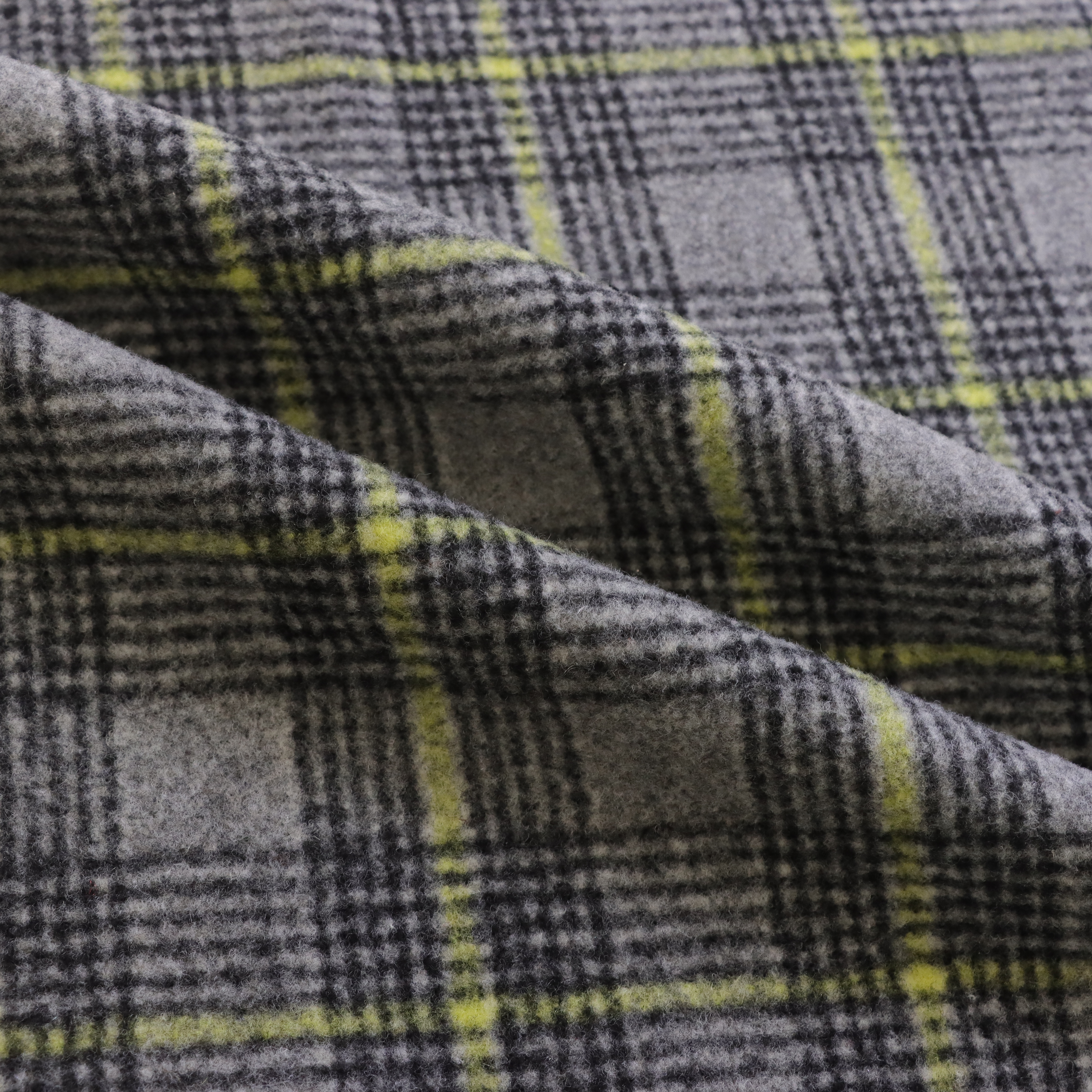 Check Woolen Spun Tweed Fabric for Suits & Coats,Andongyuan,Check Woolen Spun Tweed Fabric for Suits & Coats