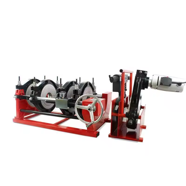 250mm-4M Screw Manual Butt Fusion Welding Machine with manometer,Yuhan,250mm-4M Screw Manual Butt Fusion Welding Machine with meter