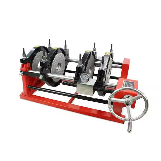 250mm-4M Screw Manual Butt Fusion Welding Machine with manometer,Yuhan,250mm-4M Screw Manual Butt Fusion Welding Machine with meter