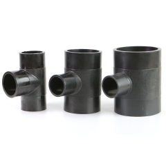 Hot Selling Hdpe Butt Fusion Reducing Tee Pipe Fittings 3 Way Tee Connector,Yuhan,Hot Selling Hdpe Butt Fusion Reducing Tee Pipe Fittings 3 Way Tee Connector