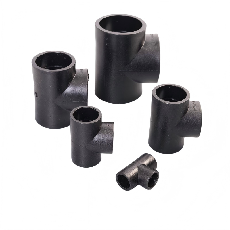 100% New Material HDPE Pipe Hot Melt Connection Equal Tee Pipe Fittings Healthy Environmentally,Yuhan,100% New Material HDPE Pipe Hot Melt Connection Equal Tee Pipe Fittings Healthy Environmentally