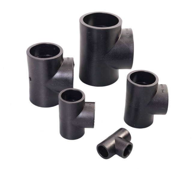 100% New Material HDPE Pipe Hot Melt Connection Equal Tee Pipe Fittings Healthy Environmentally,Yuhan,100% New Material HDPE Pipe Hot Melt Connection Equal Tee Pipe Fittings Healthy Environmentally