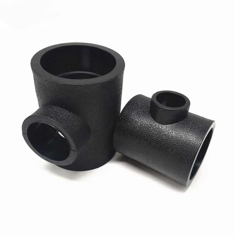 Manufacturer PE Socket Fusion Fittings HDPE Reducing Tee Plastic Plumbing Accessory,Yuhan,Manufacturer PE Socket Fusion Fittings HDPE Reducing Tee Plastic Plumbing Accessory