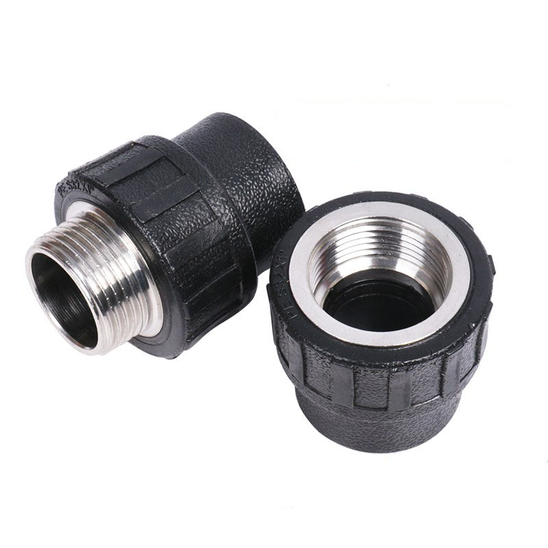 HDPE Male Female Threaded Socket Coupling HDPE Male Female Thread Adaptor Fittings Pipe Fitting,Yuhan,HDPE Male Female Threaded Socket Coupling HDPE Male Female Thread Adaptor Fittings Pipe Fitting