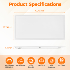 Bulk 2x4 LED Flat Panel Light - Tunable 4CCT