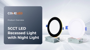 8 Inch LED Recessed Light with Night Light | OEM Factory