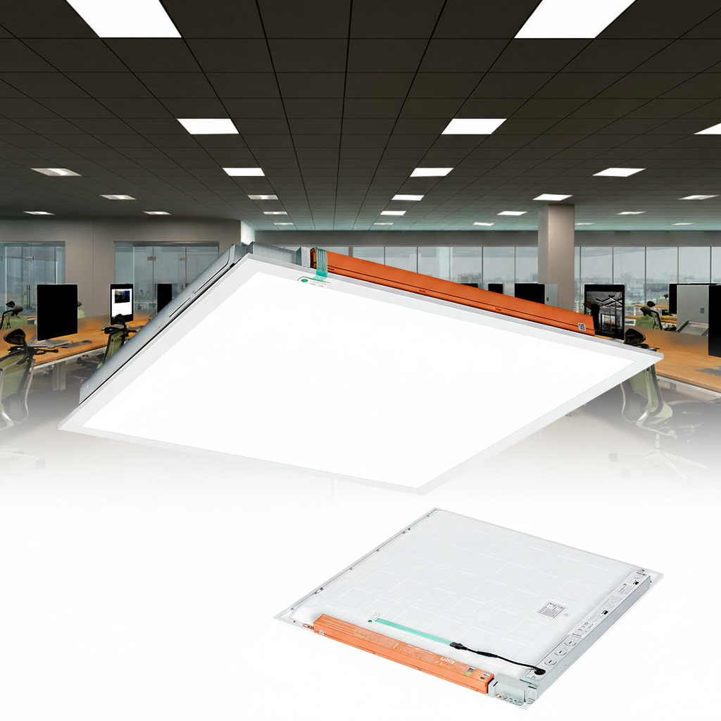 2x2 LED Flat Panel with Emergency Driver | OEM Factory