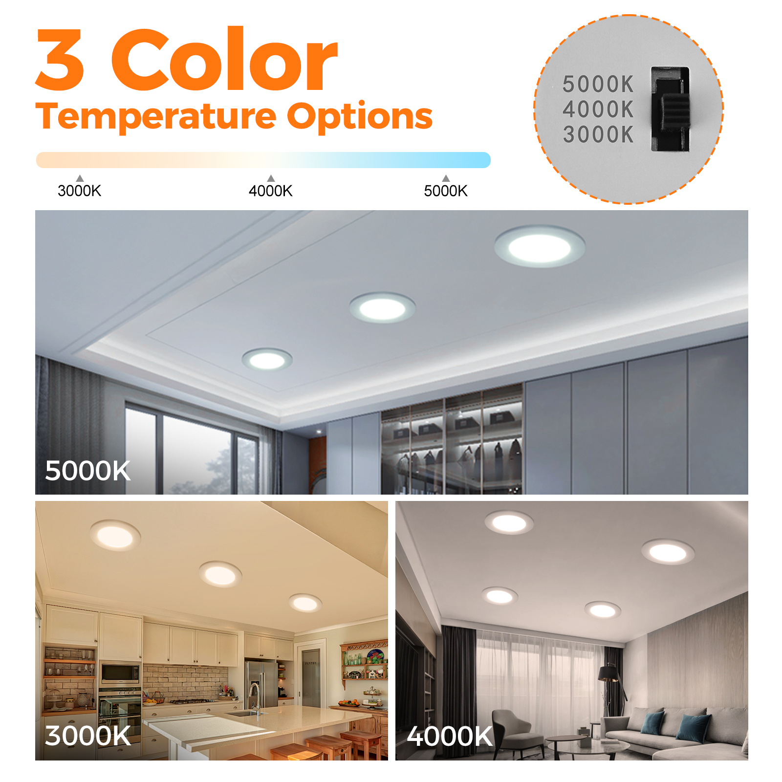 8 Inch LED Recessed Light Manufacturer | OEM Supplier