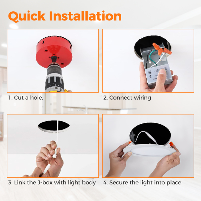 Wholesale 6 Inch LED Recessed Lighting  Manufacturer