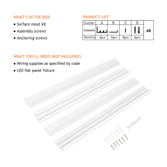 Wholesale 2x2 LED Panel Surface Mount Kit Manufacturer | OEM