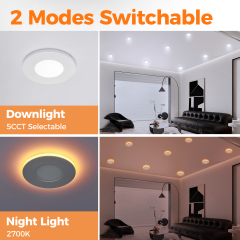 Wholesale 3" LED Recessed Light with Night Light Supplier