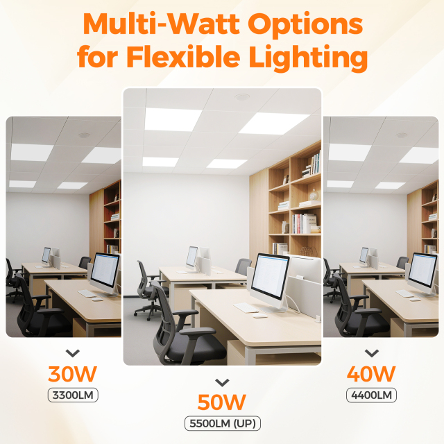 Commercial Grade 2x2 LED Flat Panel Light  4CCT