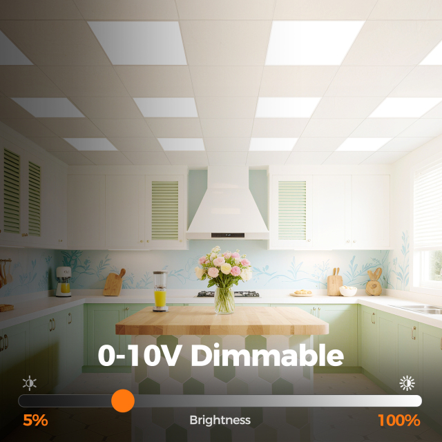 Commercial Grade 2x2 LED Flat Panel Light  4CCT