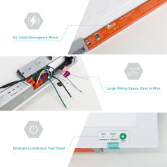 2x4 LED Flat Panel with Emergency Driver | OEM Manufacturer