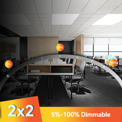 2x2 LED Flat Panel with Emergency Driver | OEM Factory