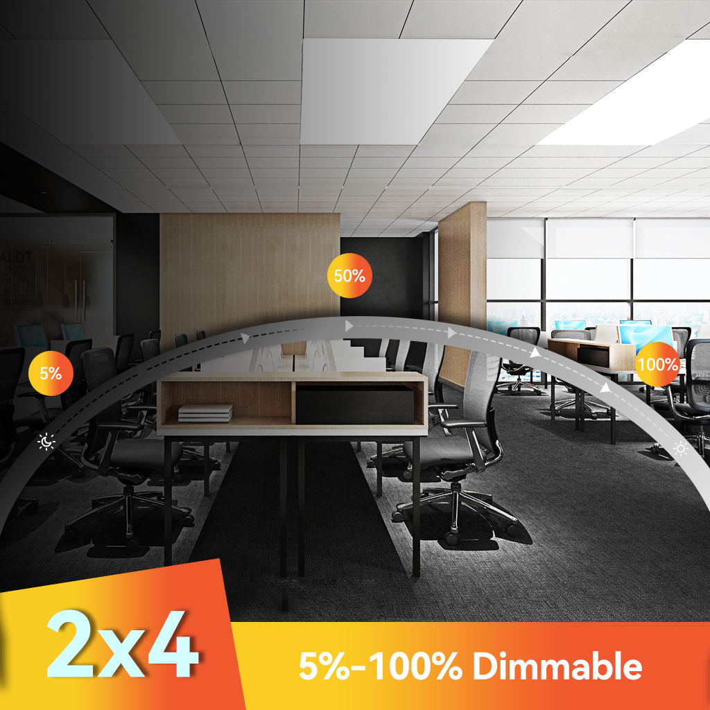 2x4 LED Flat Panel with Emergency Driver | OEM Manufacturer