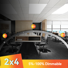 2x4 LED Flat Panel with Emergency Driver | OEM Manufacturer