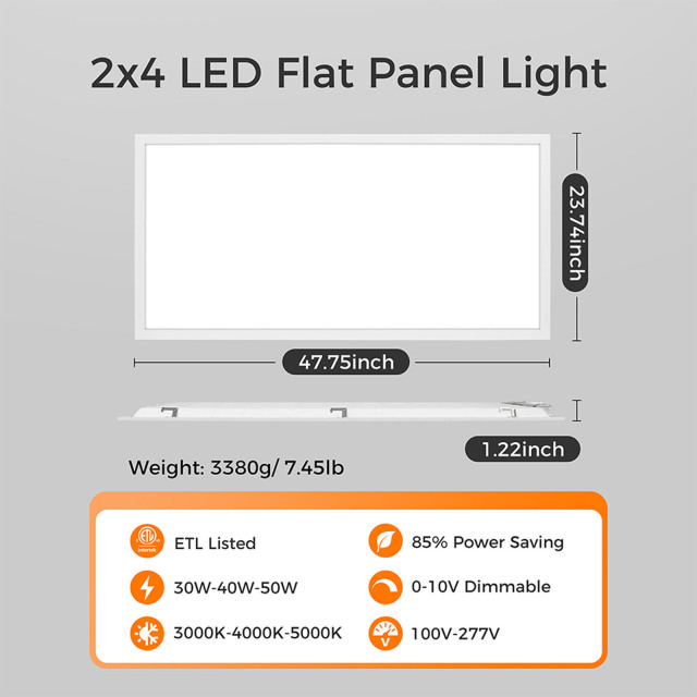 2x4 LED Flat Panel Light Manufacturer | OEM Factory