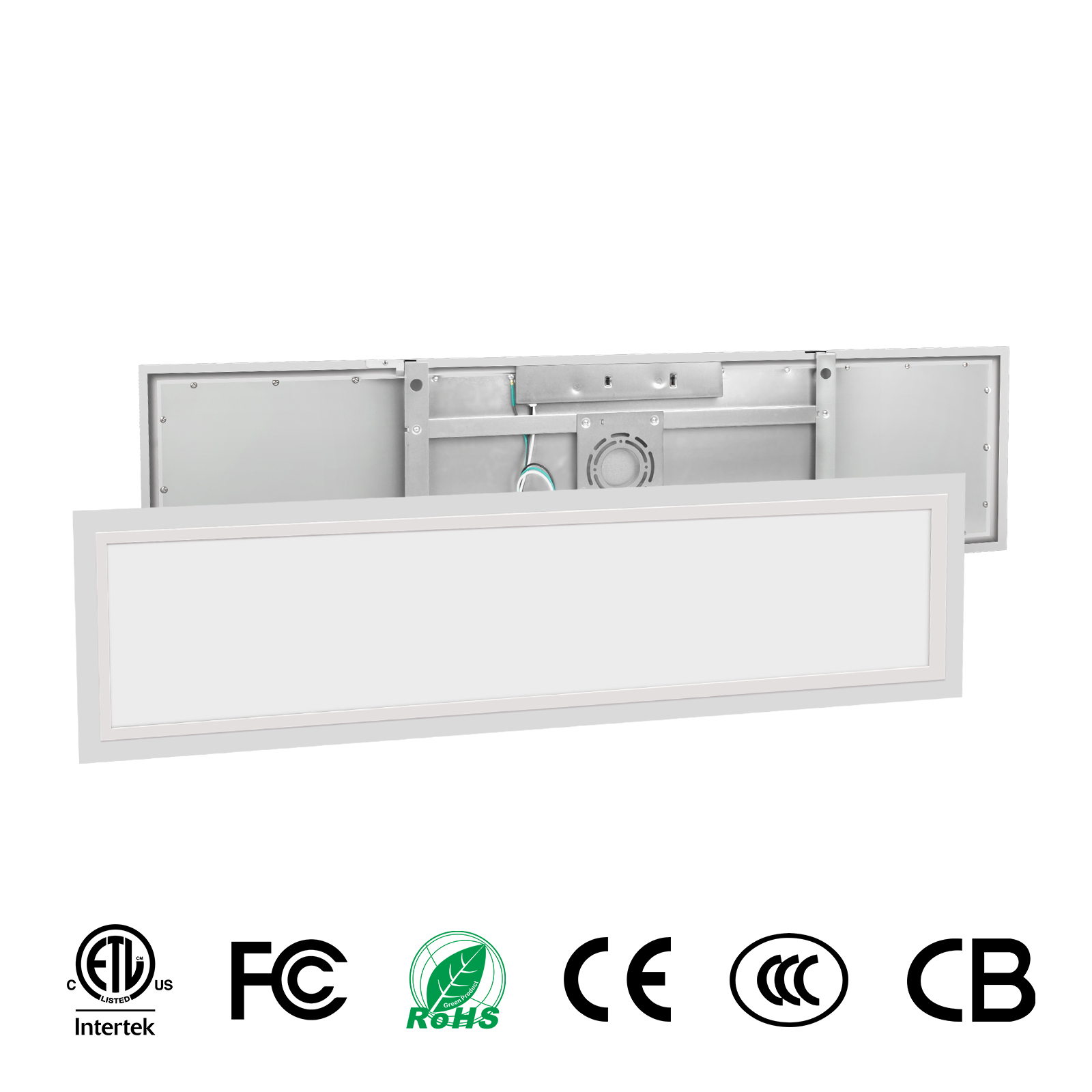 1x4 LED Surface Mount Panel Light with Skylight