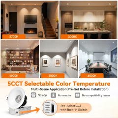 4 Inch Anti Glare Recessed Spotlight Manufacturer