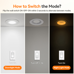 4 Inch LED Recessed Light with Night Light Manufacturer