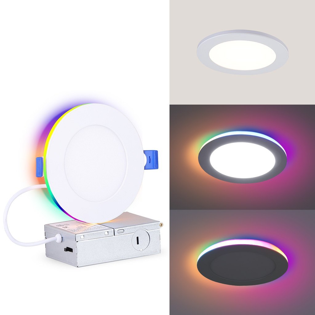 4 Inch Smart LED Recessed Light Manufacturer | RGB WiFi OEM